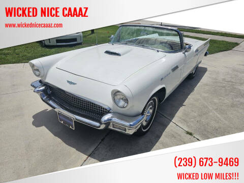 1957 Ford Thunderbird for sale at WICKED NICE CAAAZ in Cape Coral FL