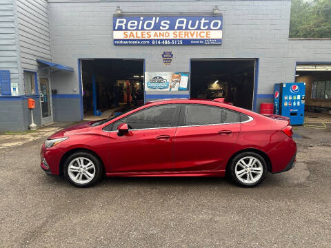 2018 Chevrolet Cruze for sale at Reid's Auto Sales & Service in Emporium PA