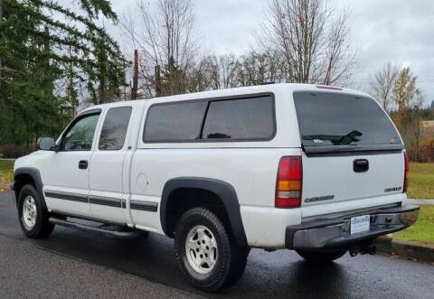 2002 Chevrolet Silverado 1500 for sale at CLEAR CHOICE AUTOMOTIVE in Milwaukie OR