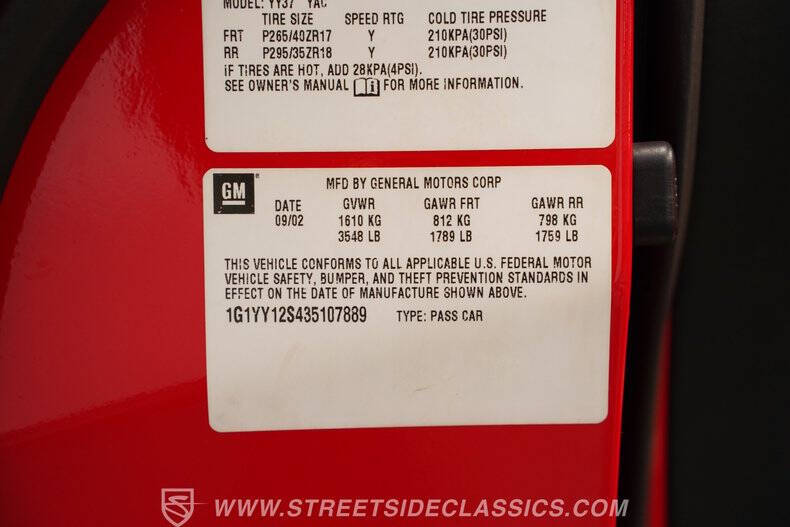 2003 Chevrolet Corvette Z06