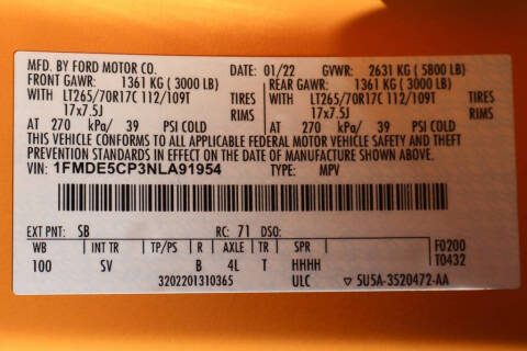 2022 Ford Bronco Black Diamond Advanced