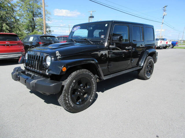 2015 Jeep Wrangler Unlimited for sale at FINAL DRIVE AUTO SALES INC in Shippensburg, PA