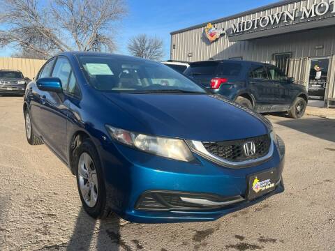 2014 Honda Civic for sale at Midtown Motor Company in San Antonio TX