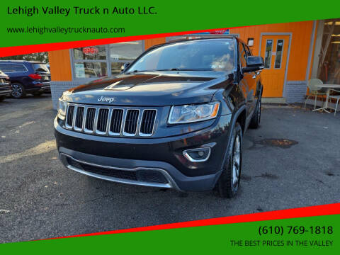 2014 Jeep Grand Cherokee for sale at Lehigh Valley Truck n Auto LLC. in Schnecksville PA