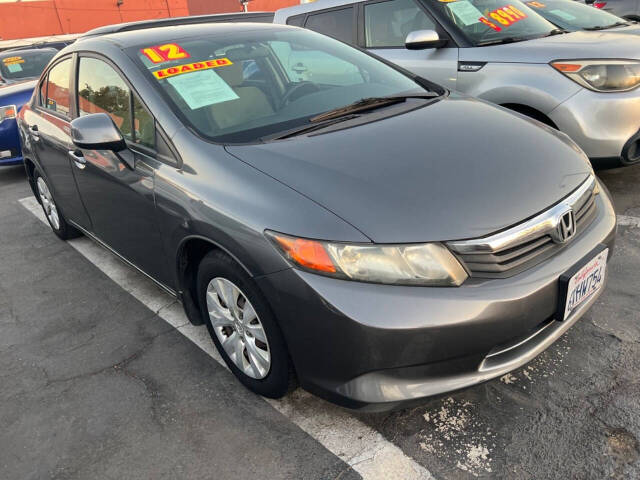 2012 Honda Civic for sale at Unique Auto Sales, Inc. in Bell, CA