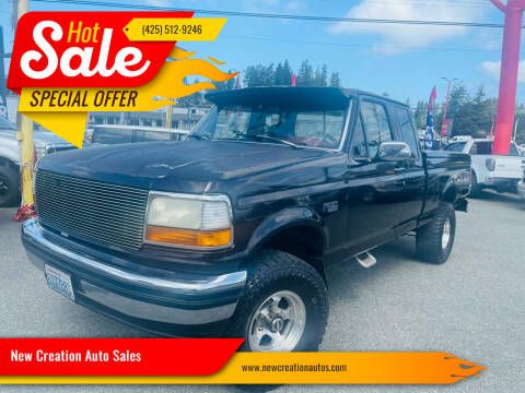 1993 Ford F-150 for sale at New Creation Auto Sales in Everett WA