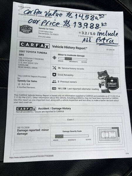 2007 Toyota Tundra SR5