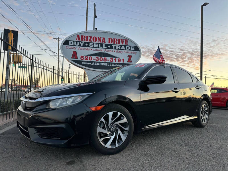 2016 Honda Civic for sale at Arizona Drive LLC in Tucson AZ