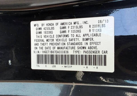 2014 Honda Accord