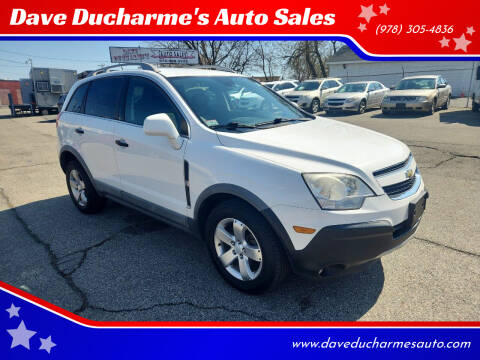 2012 Chevrolet Captiva Sport for sale at Dave Ducharme's Auto Sales in Lowell MA