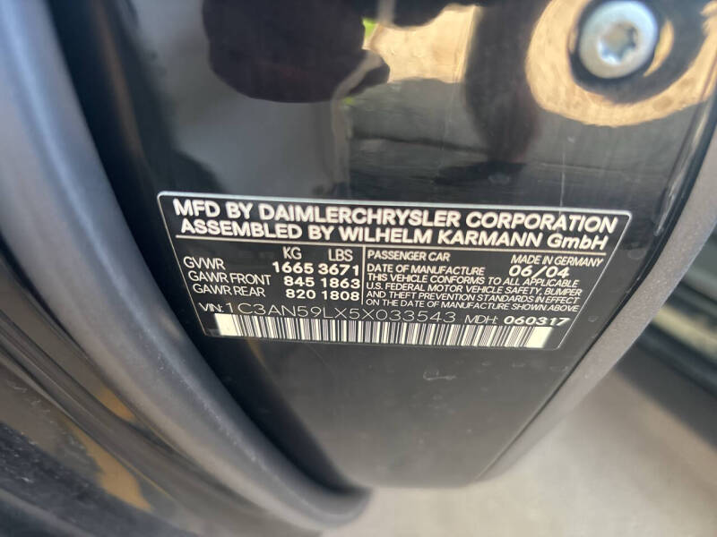 2005 Chrysler Crossfire