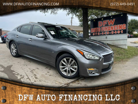 2015 Infiniti Q70 for sale at Bad Credit Call Fadi in Dallas TX