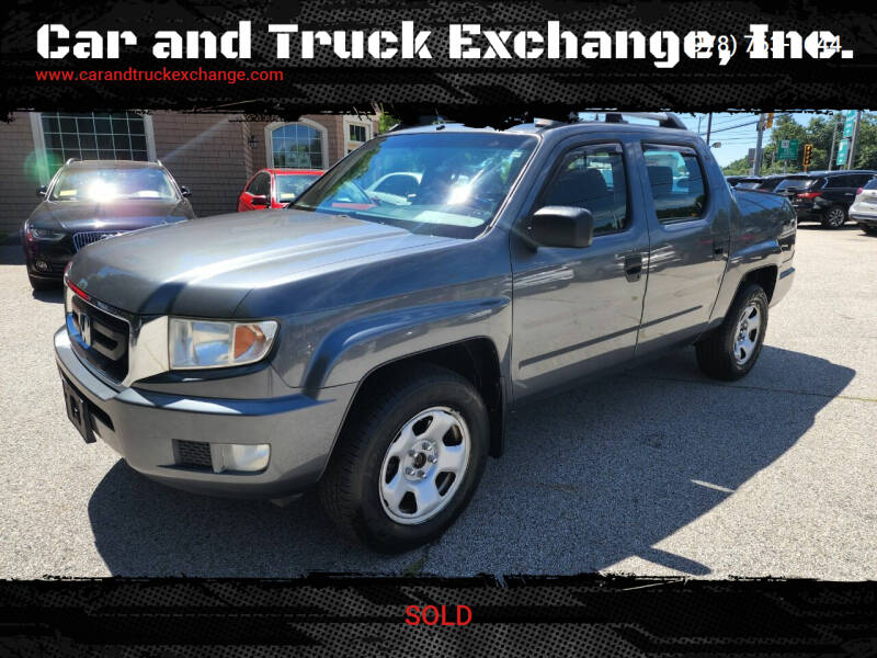 2011 Honda Ridgeline for sale at Car and Truck Exchange, Inc. in Rowley MA
