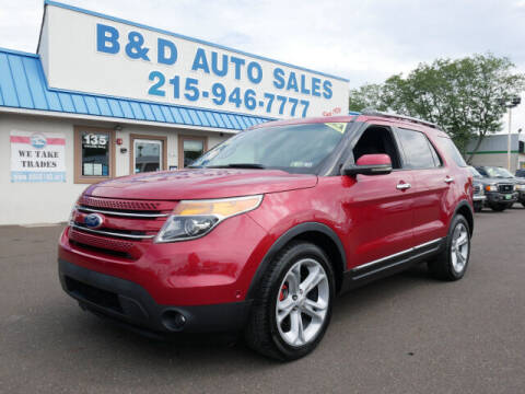 2012 Ford Explorer for sale at B & D Auto Sales Inc. in Fairless Hills PA