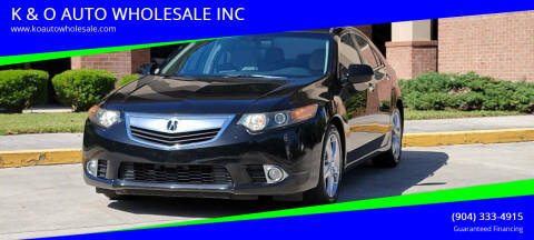 2011 Acura TSX for sale at K & O AUTO WHOLESALE INC in Jacksonville FL