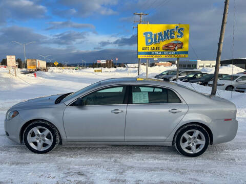 2012 Chevrolet Malibu for sale at Blake's Auto Sales LLC in Rice Lake WI