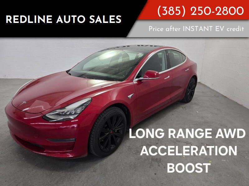 2019 Tesla Model 3 for sale at Redline Auto Sales in Draper UT