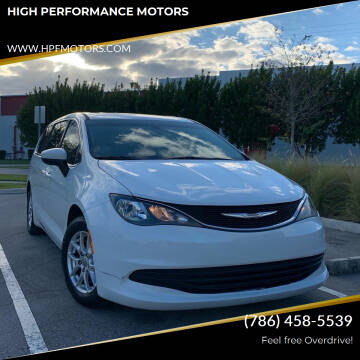 2017 Chrysler Pacifica for sale at HIGH PERFORMANCE MOTORS in Hollywood FL