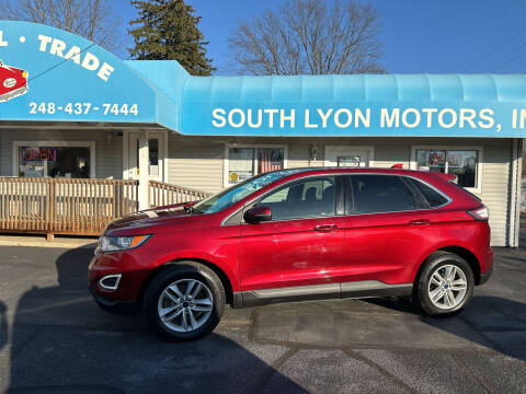 2017 Ford Edge for sale at South Lyon Motors INC in South Lyon MI