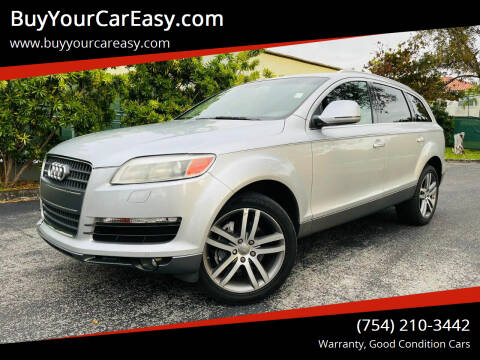 2009 Audi Q7 for sale at BuyYourCarEasyllc.com in Hollywood FL