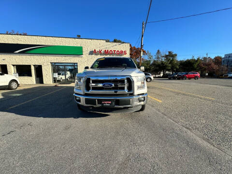 2015 Ford F-150 for sale at A-K Motors and Repair in Tewksbury MA