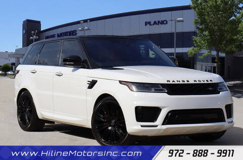 2019 Land Rover Range Rover Sport for sale at HILINE MOTORS in Plano TX