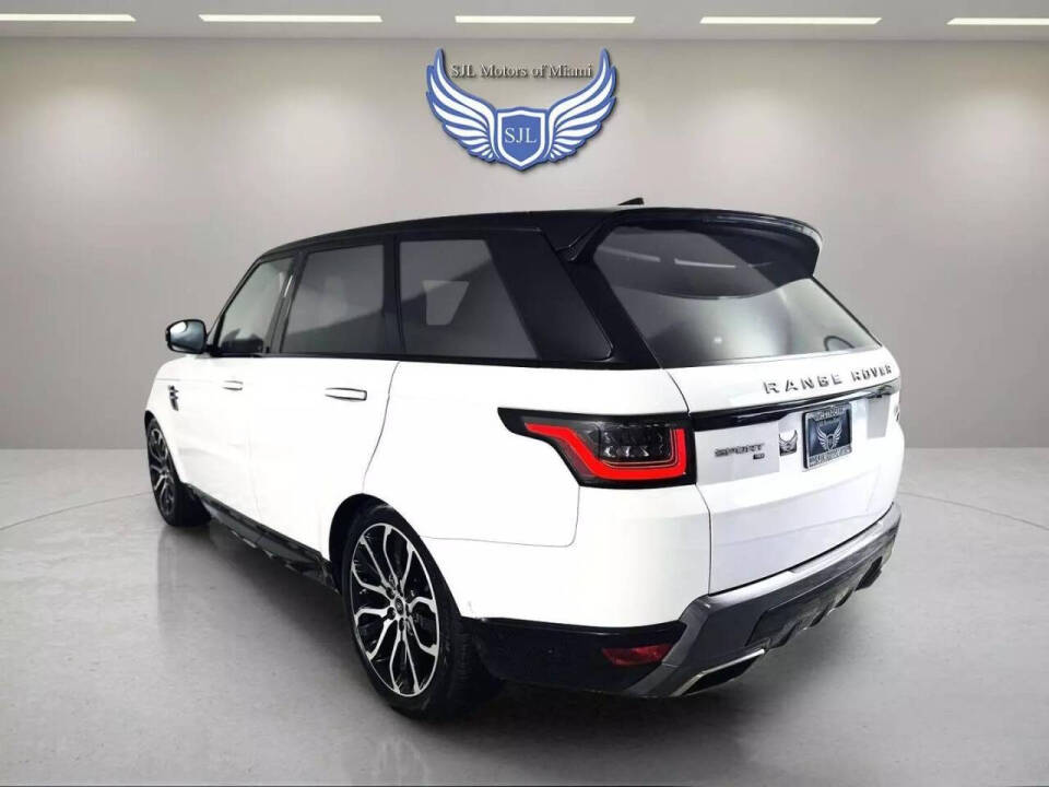 2021 Land Rover Range Rover Sport for sale at SJL Motors of Miami in Plantation, FL