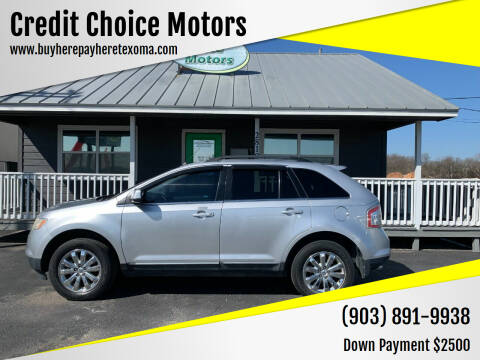 2010 Ford Edge for sale at Credit Choice Motors in Sherman TX