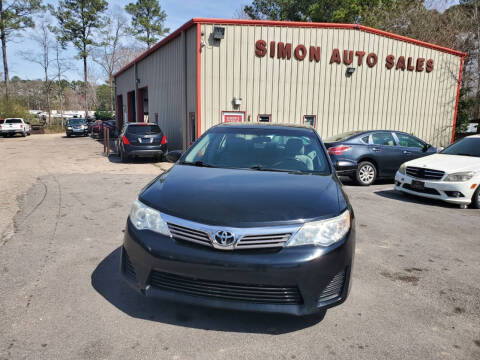 2014 Toyota Camry for sale at Simon's Auto Sales in Clayton NC