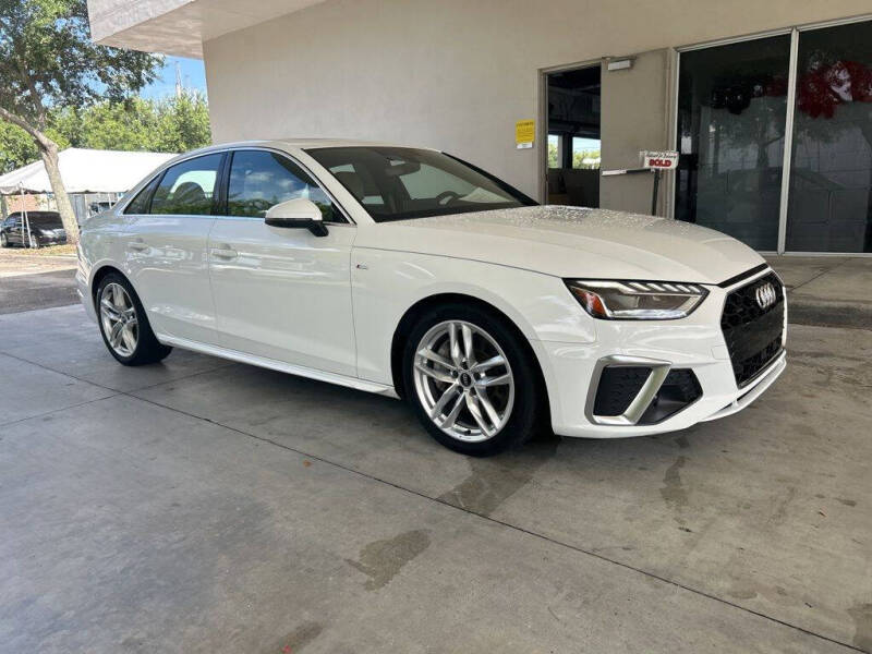 Used 2023 Audi A4 Premium Plus with VIN WAUEAAF49PN001659 for sale in Davie, FL