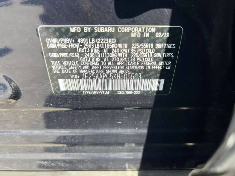 2019 Subaru Forester Sport