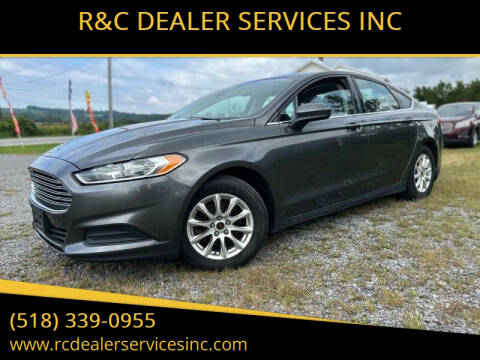 2016 Ford Fusion for sale at R&C DEALER SERVICES INC in Cohoes NY