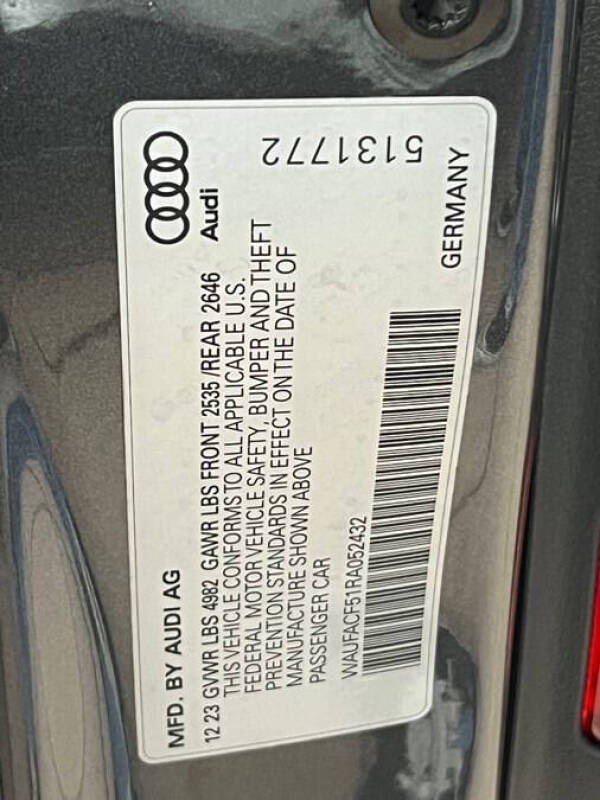 2024 Audi A5 Sportback quattro S line Prem Plus 45 TFSI