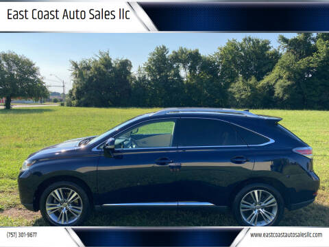 2015 Lexus RX 350 for sale at East Coast Auto Sales llc in Virginia Beach VA