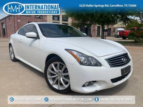 2013 Infiniti G37 Coupe for sale at International Motor Productions in Carrollton TX