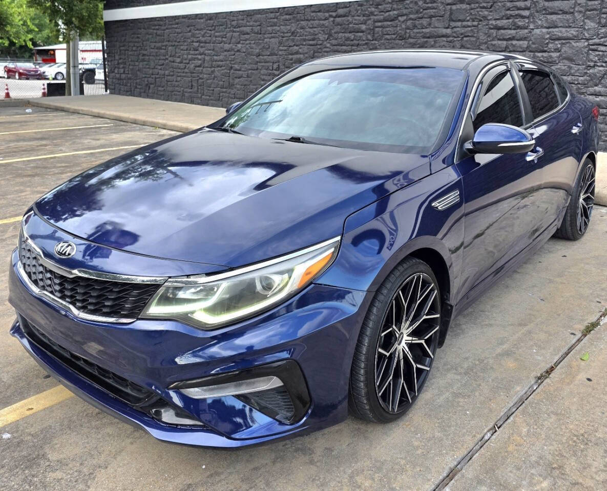 2019 Kia Optima LX 4dr Sedan - Blue exterior view 1