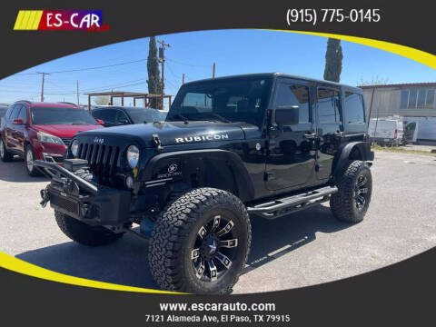 2014 Jeep Wrangler Unlimited for sale at Escar Auto in El Paso TX