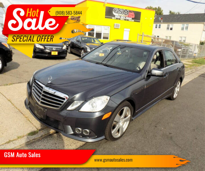 2010 Mercedes-Benz E-Class for sale at GSM Auto Sales in Linden NJ