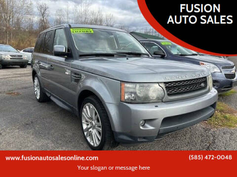 2011 Land Rover Range Rover Sport for sale at FUSION AUTO SALES in Spencerport NY