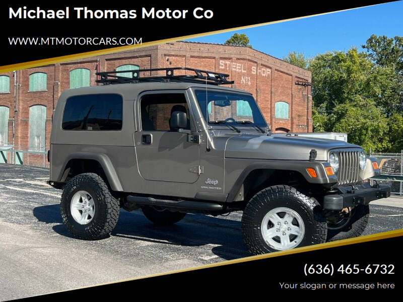 2005 Jeep Wrangler for sale at Michael Thomas Motor Co in Saint Charles MO