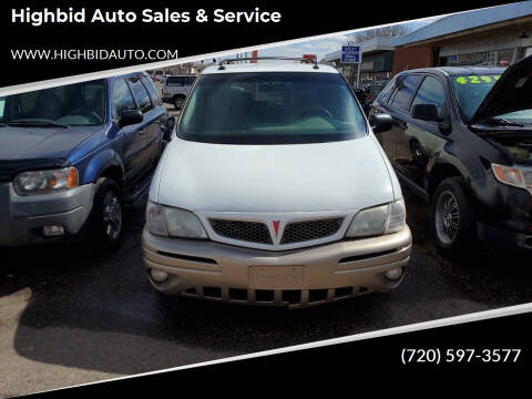2004 Pontiac Montana for sale at Highbid Auto Sales & SERVICE in Westminster CO