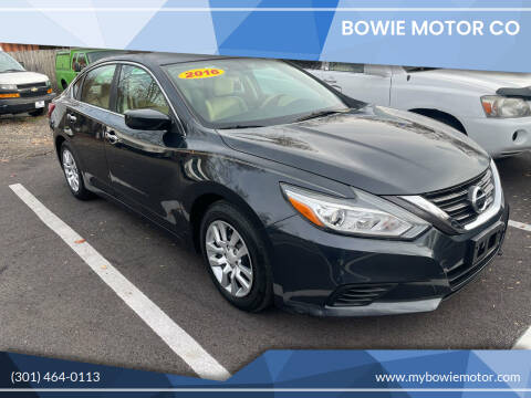 2016 Nissan Altima for sale at Bowie Motor Co in Bowie MD