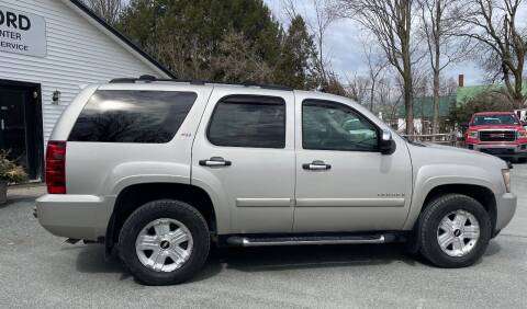 2008 Chevrolet Tahoe for sale at Orford Servicenter Inc in Orford NH