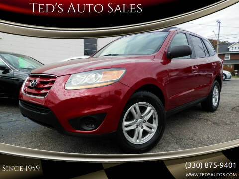 2011 Hyundai Santa Fe for sale at Ted's Auto Sales in Louisville OH