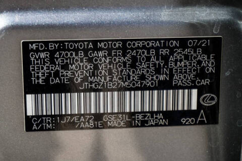 2021 Lexus IS 350 F SPORT