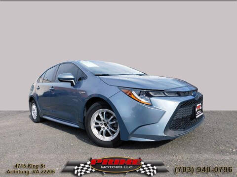 2020 Toyota Corolla Hybrid for sale at PRIME MOTORS LLC in Arlington VA