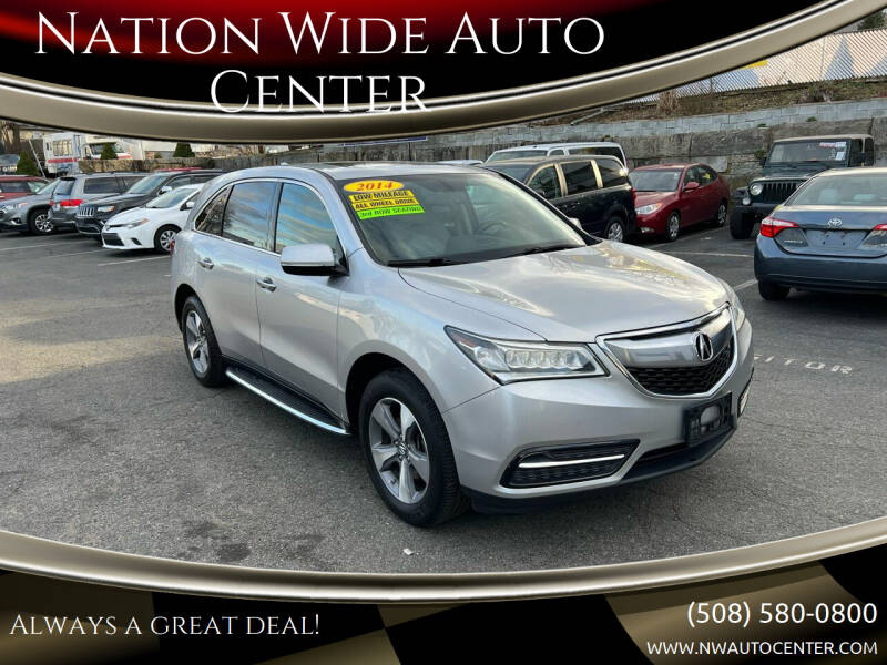 2014 Acura MDX for sale at Nation Wide Auto Center in Brockton MA