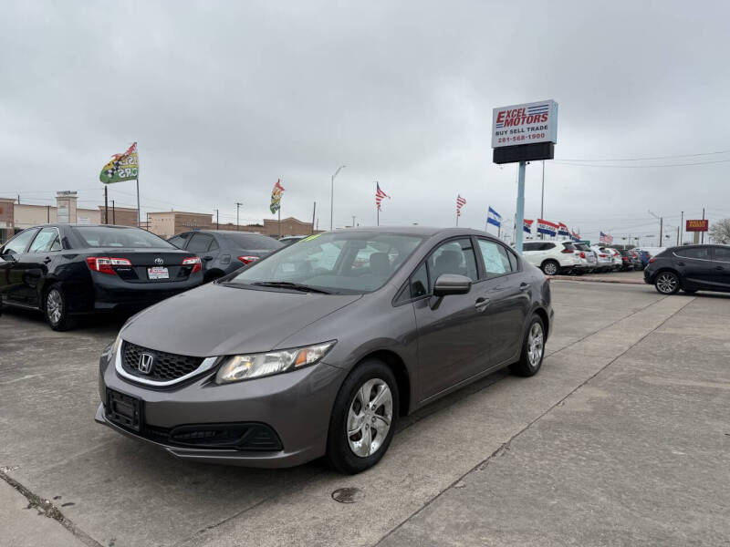 2014 Honda Civic for sale at Excel Motors in Houston TX