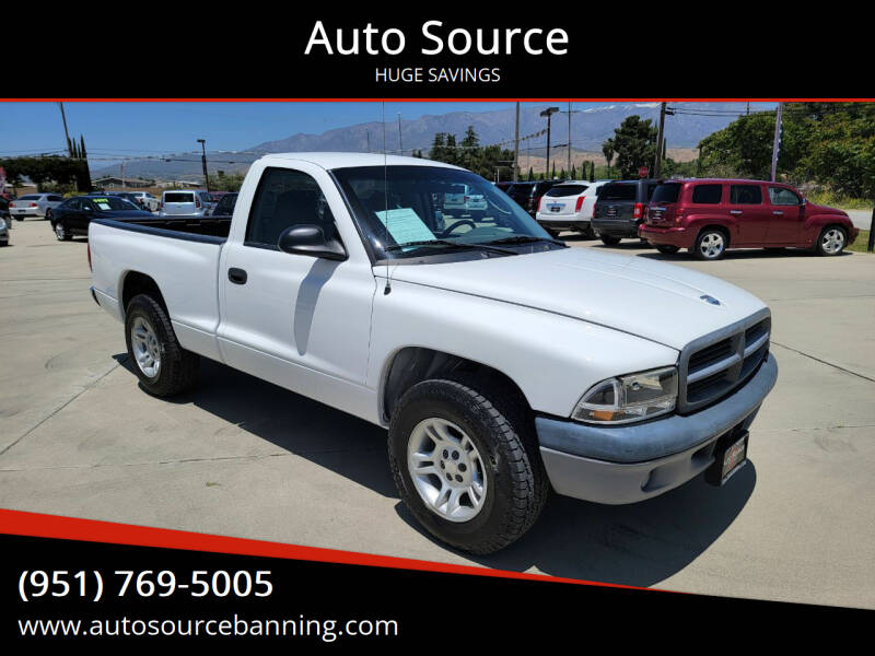 2001 Dodge Dakota for sale at Auto Source in Banning CA