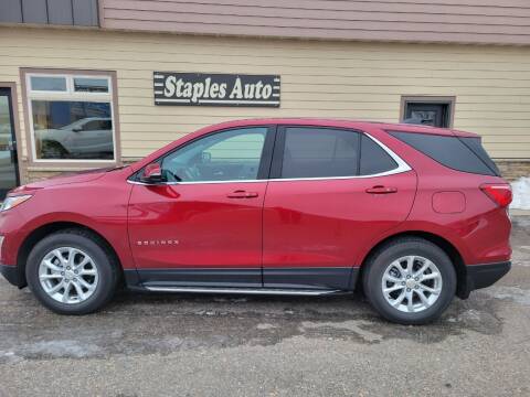 2016 Chevrolet Equinox for sale at STAPLES AUTO SALES in Staples MN